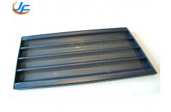 China RK Bakeware China Foodservice 5 Rows Aluminum Nonstick Perforated Baguette Tray supplier