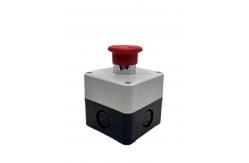 China SK-1RL Robust Square Push Button 440V Black White Yellow With Emergency Stop supplier