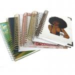 A6 Hardcover Spiral Notebook Printing Exercise Book Printing OEM ODM for sale