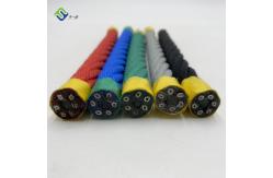 China 16mm 6 Strand Twist Polyester Combination Rope For Playground Climbing Net supplier