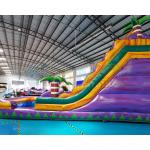 Playground Bounce House Inflatable Water Slide With Pool