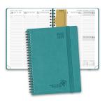 Weekly Planner 100GSM Ivory Paper And Vegan Leather For 2023-2023 In Donau Blue for sale