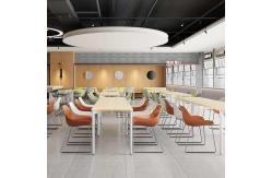 China Office Computer Table Modular Wooden Office Desk For Reading Room supplier