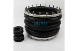 China Heavy-Duty Equipment Air Spring 3H480312 with Flange Ring Triple Convoluted supplier