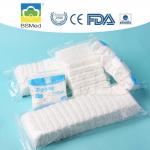 Medical Zig Zag Cotton Pad Small Size White Color Sterile With High Absorbency for sale