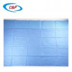 Hospital Grade Blue Disposable Surgical Drapes Breathable Nonwoven for sale