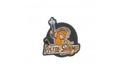 China Merrowed Border Embroidered Hat Patches Iron On Backing Twill Felt Background supplier
