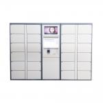 LCD Touch Screen Electric Parcel Delivery Lockers Package Post Locker With Advertising Function for sale