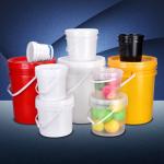 Food Grade 20L Plastic Bucket with White Plastic Handle and Sealed Lid