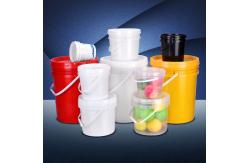 China Food Grade 20L Plastic Bucket with White Plastic Handle and Sealed Lid supplier