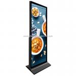 350cd/m2 Full display Standing led stretch  Advertising Machine 43 Inches for sale