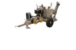 China Overhead line construction tools 30KN SA-YQ30 hydraulic puller with diesel engine supplier