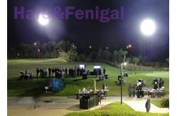 China 400Watt LED Event / Helium Moon Balloon Lights With Spherical Printed Envelope 4x200w supplier