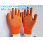 Winter Thermal Flocking Protective Work Gloves Cold Resistant Foam Latex for sale