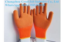 China Winter Thermal Flocking Protective Work Gloves Cold Resistant Foam Latex supplier
