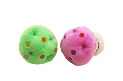 China Creative 10cm Vocal Mushroom Plush Toys For Pet supplier