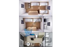 China Modular Flat Pack Container House Prefab Easy Transportation / Installation supplier