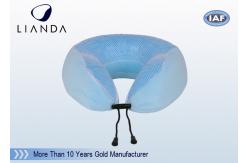 China Custom Car Cooling Gel Pillow , Memory Foam Massage Travel Neck Pillow supplier
