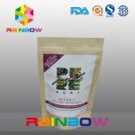 Printed Customized Paper Bags Zipper Doypack Food Packaging Bag for sale