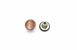 China Fancy Shiny Gold Metal Clothing Buttons With Customized Engraved Logo supplier