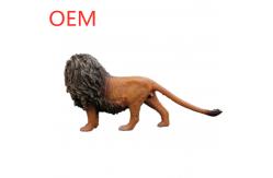 China OEM 3D Cartoon Plastic Figures Action Animals Toys With Lion supplier