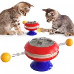 Cat Interactive Pet Toys Gyro Turntable Catnip Ball ABS OEM for sale