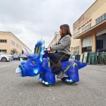 Jurassic Park Dinosaur Ride on for Kids in Playground and Square for sale