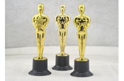 China Personalized Plastic Trophy Cup , Kids Plastic Trophies With figure Statue supplier