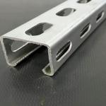 Weather Resistant Aluminum Strut Channel Strength C Shaped Steel Lightweight for sale