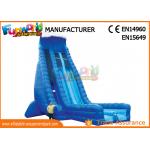 Durable 30ft Tall Outdoor Inflatable Water Slides With Digital Printing for sale