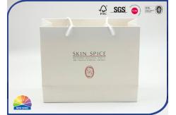 China 350g Coated Paper Shopping Bags Matte Lamination Customized Logo With Handle supplier