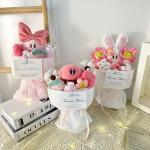 20x35cm Variety Dolls Cute Cartoon Doll Kirby Star Bouquet for Children's Day and Christmas Holiday Gift for sale