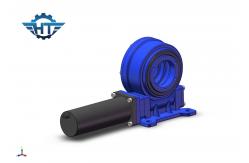 China 61/1  Gear Ratio Worm Slew Drive For Solar Tracking System supplier