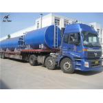 Horizontal Blue Asphalt Heating Tank Q235b Steel Material No Self Heating for sale