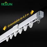 Adjustable Telescopic Curtain Track with Accessories-Smooth and Silent for sale
