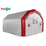Inflatable Pole Tent Large Airtight Mobile Hospital Inflatable Medical Tent To Set Medical Beds for sale