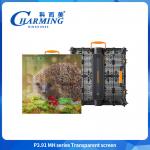 Full Color P3.91 Transparent Outdoor  Led Display HD Transparent Led Display Screen For Advertising for sale