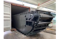 China Custom Amphibious Excavator Undercarriage 5-30 Ton Swamp Dredging Pontoon supplier