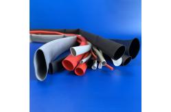 China Soft Flexible Silicone Heat Shrink Tubing Waterproof Flame Resistant supplier