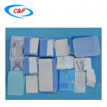 White Cesarean C Section Surgical Drapes EN13795 certificated for sale