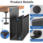 Desk Side Storage Steel Hanging No Drilling Thickness 1mm Customized Logo Acceptable