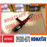 Diesel Engine Common Rail Fuel Injector 095000-6070 6251-11-3100 For KOMATSU PC350-7 PC400-7 PC400-8 PC450-7 PC550 WA320 for sale