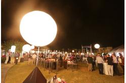 China 2000W Inflatable Led Light With Halogen Lamp , Moon Inflatable Led Balloon Lights supplier