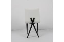 China Overlapping Legs Modern Elegant Dining Chairs Contemporary Style supplier