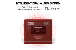 China Height 350mm Customized Home Residential Safe Box With Patented Double T Bolts supplier