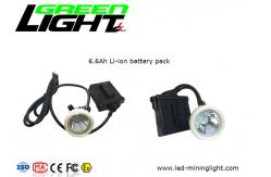 China 300mA 6.6Ah 10000lux Rechargeable Led Headlamp P67 Waterproof supplier