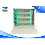 White FTTH ST Fiber Patch Panel , 144 Ports ODF Patch Panel With FC Adapters for sale