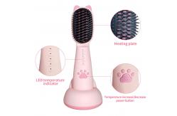 China MCH USB Wireless Electric Hair Brush Mini Travel Oval Hairbrush For Wet Dry Styles For Girls Kids supplier
