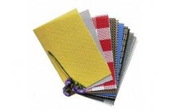 China PVC Vinyl Coated Polyester Mesh Fabric With Different Weave Patterns supplier