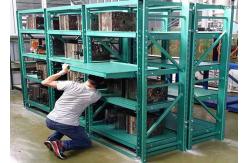 China Custom Injection Molding Molds Storage Roll Out Pallet Rack Height Adjustable supplier